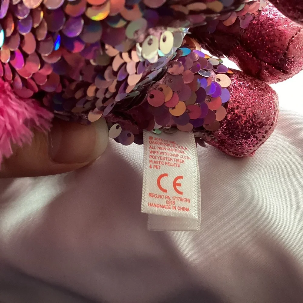 TY Flippables Sequin Plush Sparkle 6" Unicorn Flips Color Change Stuffed Animal - Picture 9 of 14